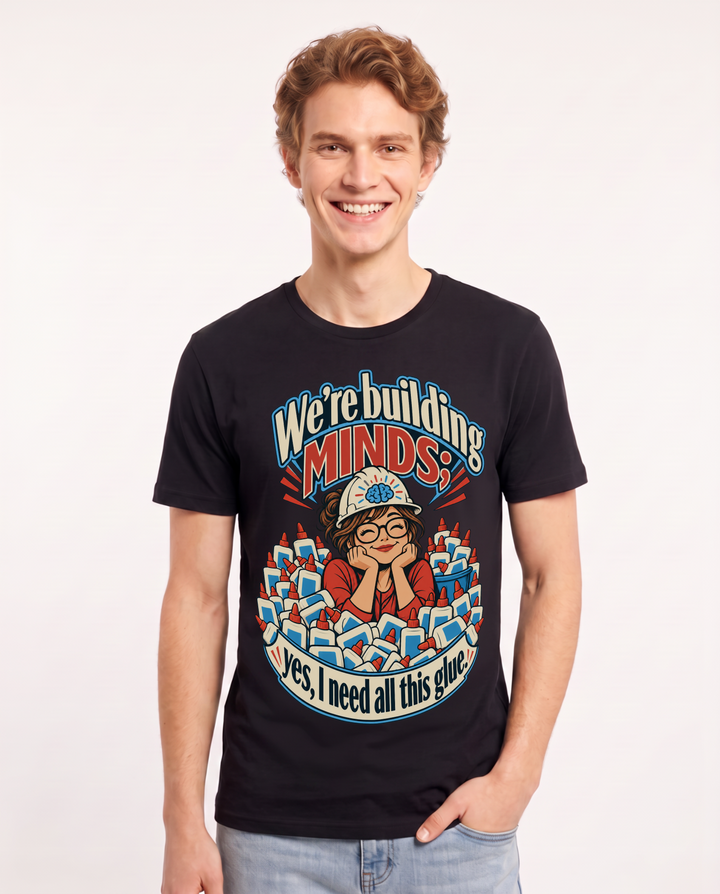 Teacher Black T-Shirt for Men – Everyday Expression Graphic Tee product image 3