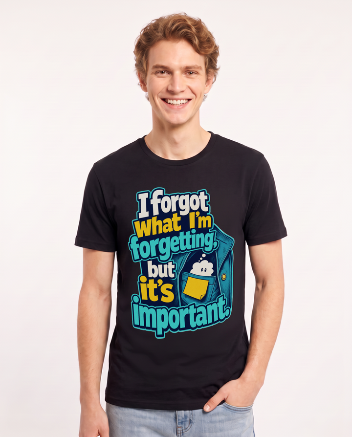 Meme Black T-Shirt for Men – Everyday Expression Graphic Tee product image 1