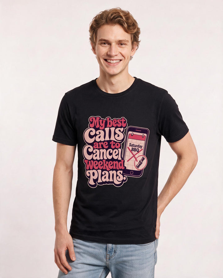 Hunting Black T-Shirt for Men – Everyday Expression Graphic Tee product image 1