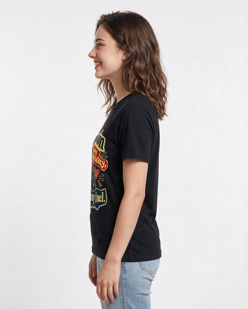 Nurse Black T-Shirt for Women – Nursing Life Graphic Tee product image 2