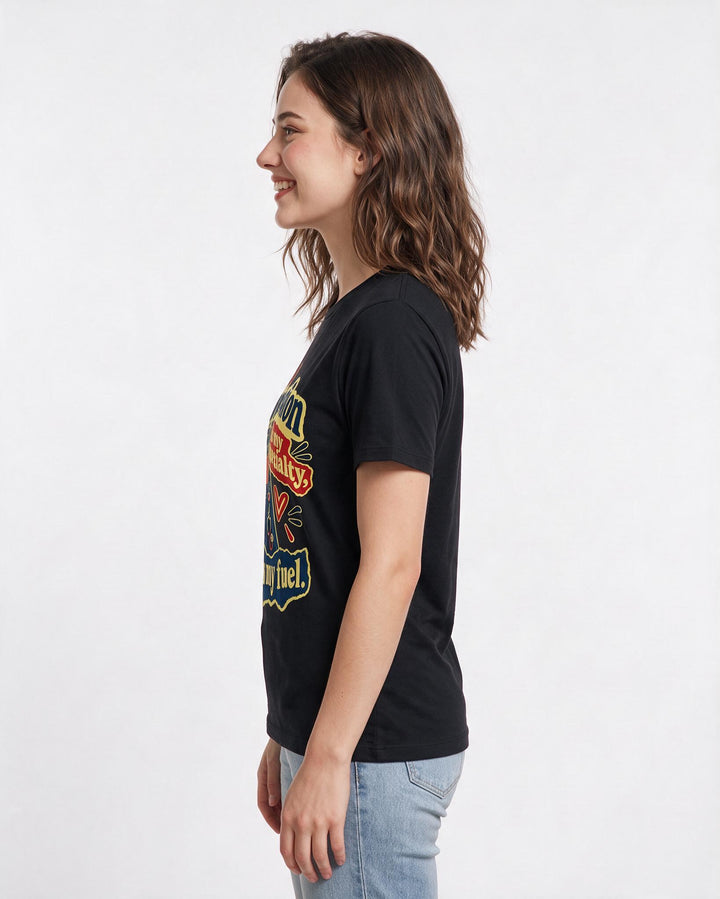 Nurse Black T-Shirt for Women – Nursing Life Graphic Tee product image 2