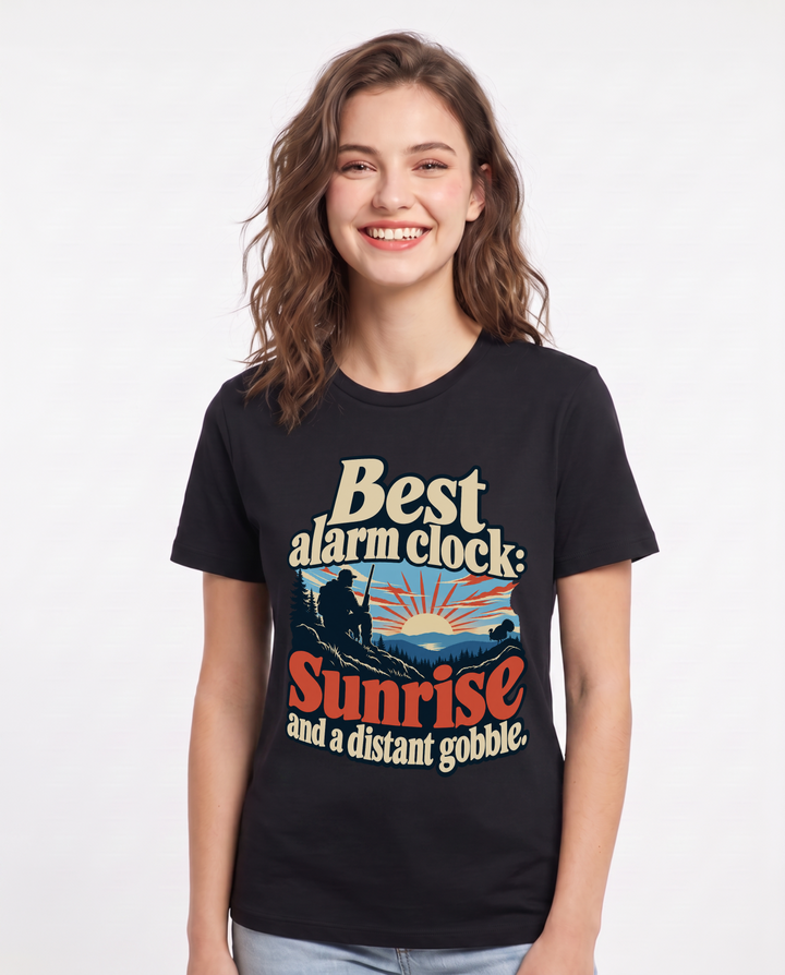 Hunting Black T-Shirt for Women – Everyday Expression Graphic Tee product image 3