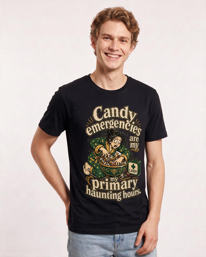 Halloween Black T-Shirt for Men – Halloween Theme Graphic Tee product image 1