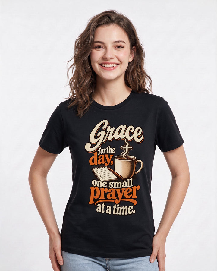 Christian Faith Black T-Shirt for Women – Everyday Expression Graphic Tee product image 1