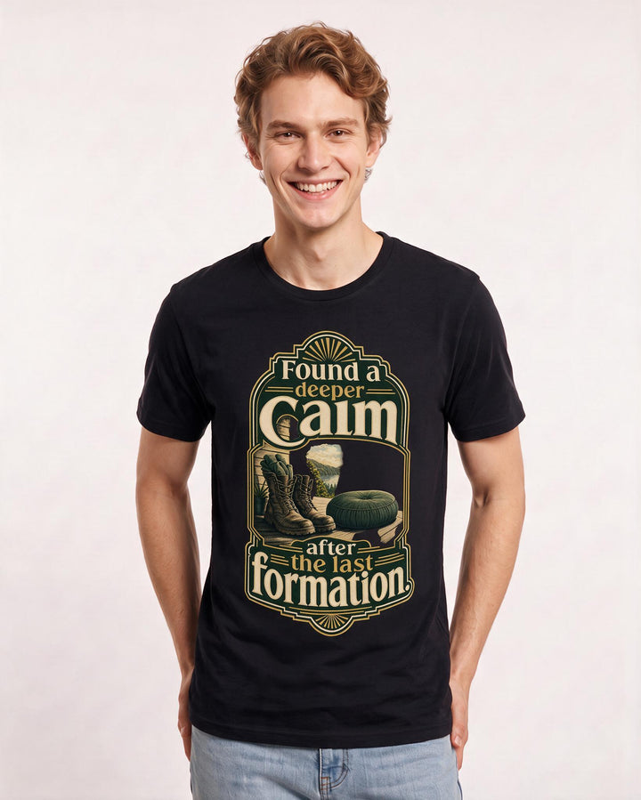 Veteran Black T-Shirt for Men – Everyday Expression Graphic Tee product image 3