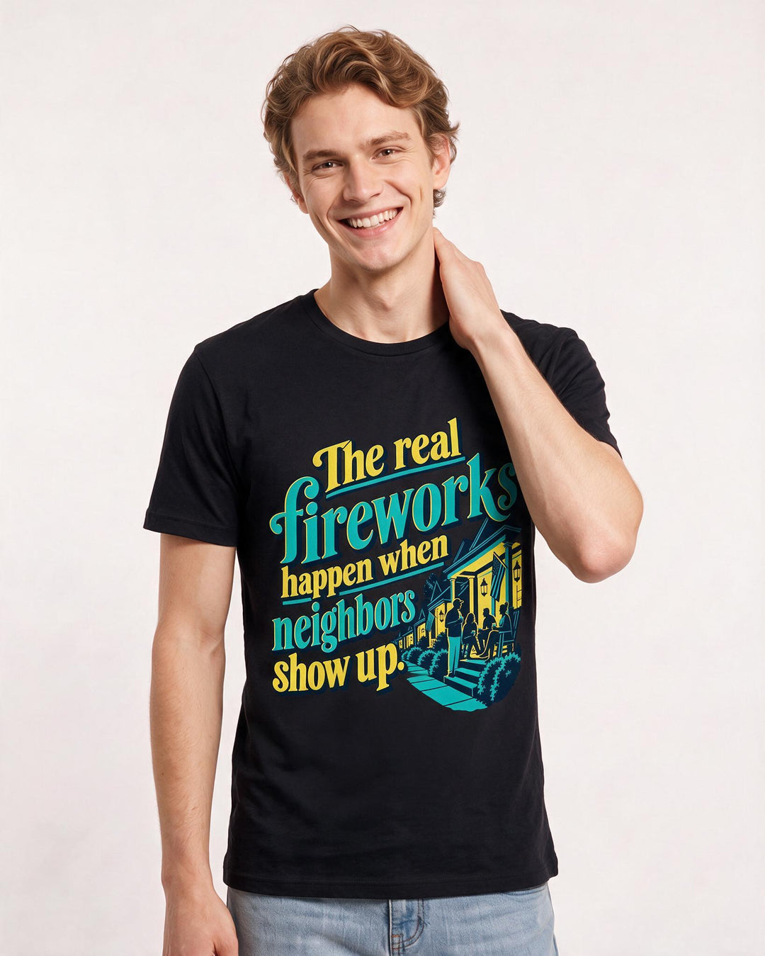 Patriotic Black T-Shirt for Men – Everyday Expression Graphic Tee product image 1