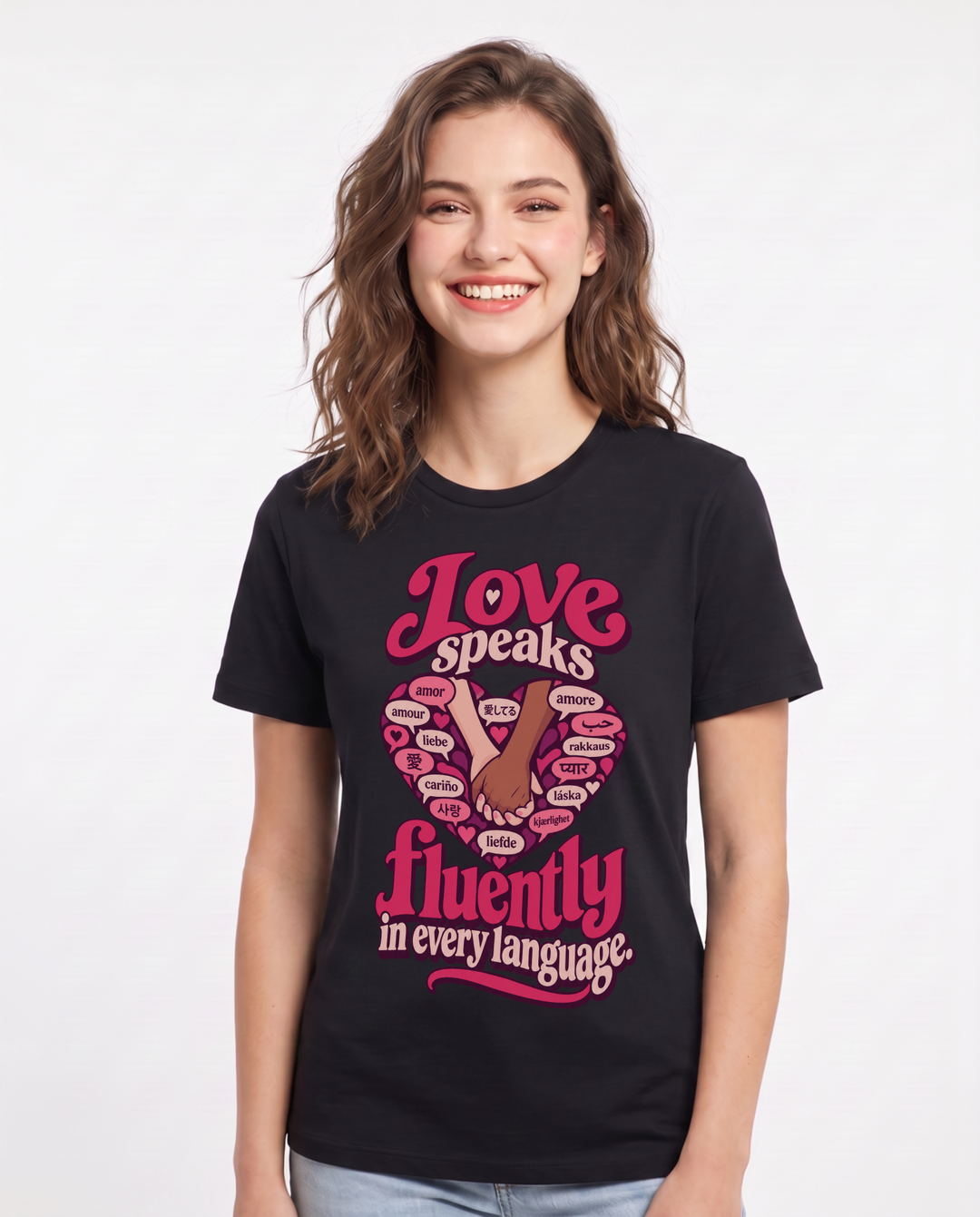Pride Black T-Shirt for Women – Everyday Expression Graphic Tee product image 3
