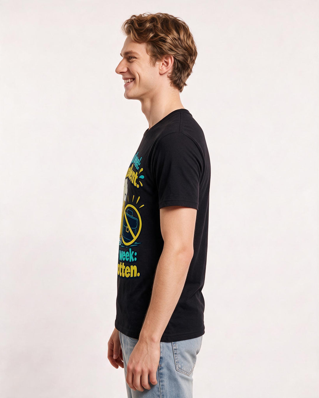Beer Black T-Shirt for Men – Everyday Expression Graphic Tee product image 2