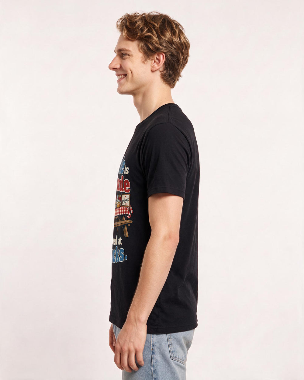 Patriotic Black T-Shirt for Men – Everyday Expression Graphic Tee product image 2