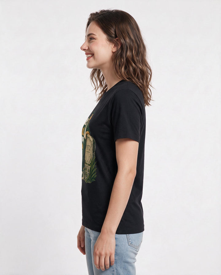 Pride Black T-Shirt for Women – Everyday Expression Graphic Tee product image 2