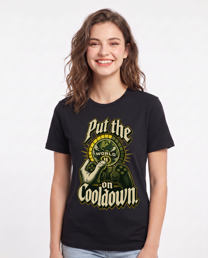 Gaming Black T-Shirt for Women – Game Night Graphic Tee product image 3