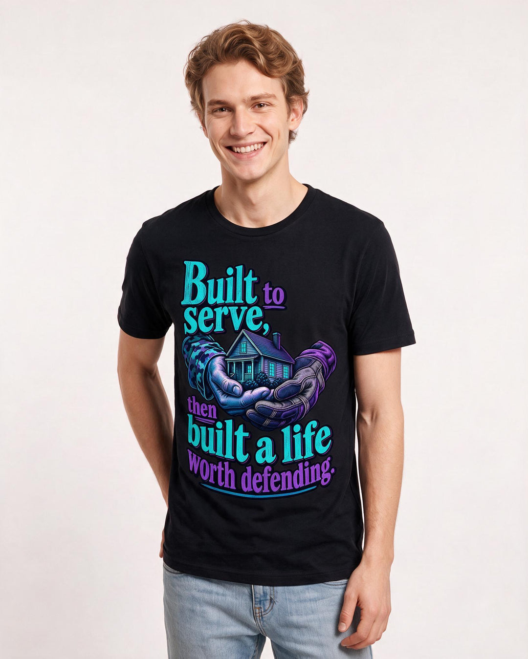 Veteran Black T-Shirt for Men – Everyday Expression Graphic Tee product image 1