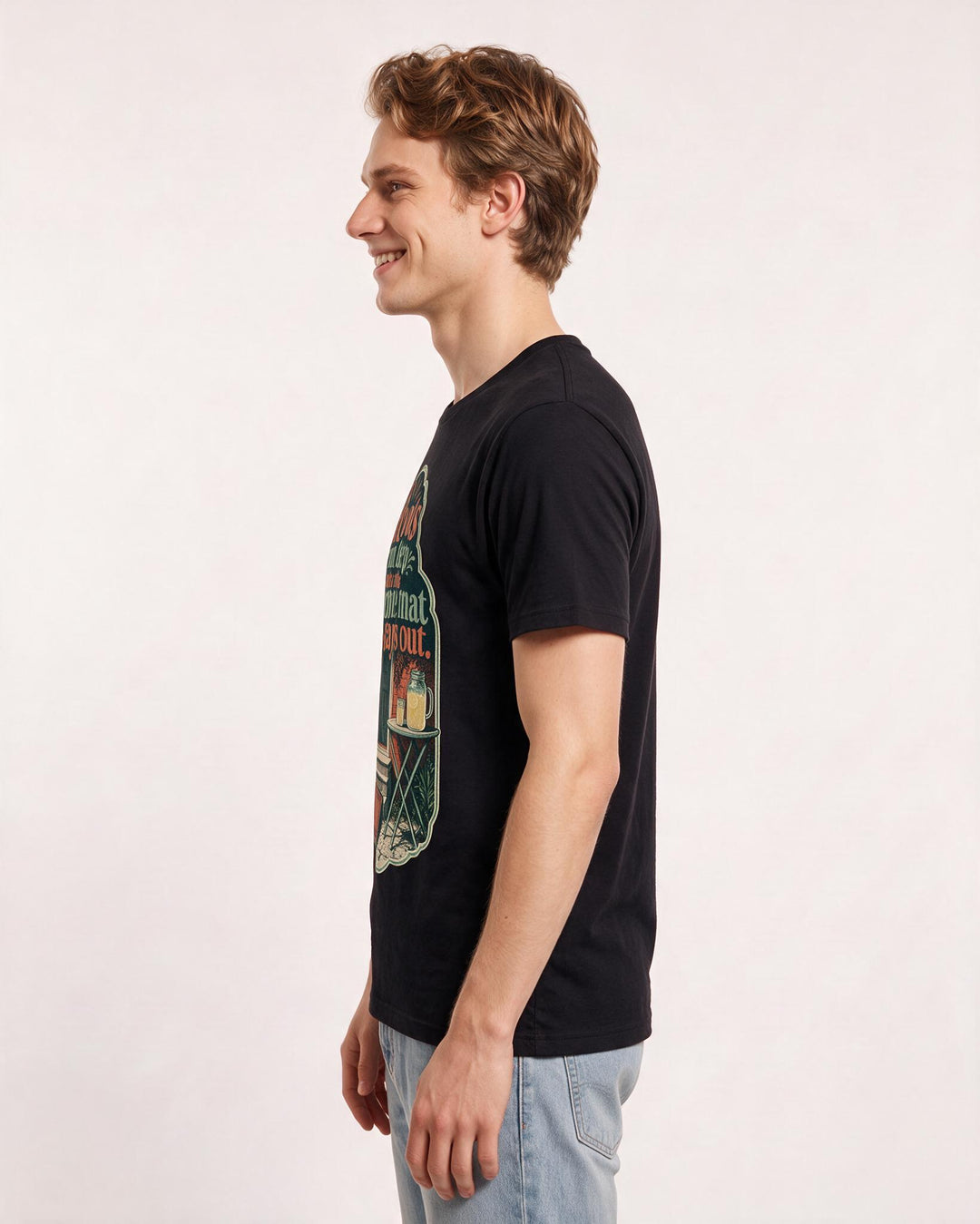 Patriotic Black T-Shirt for Men – Everyday Expression Graphic Tee product image 2