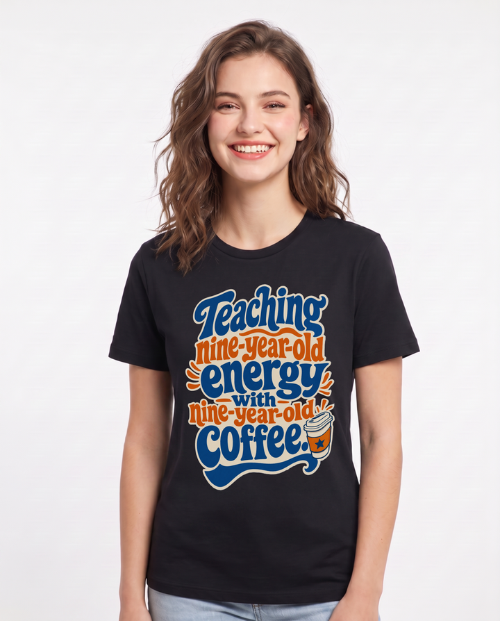 Teacher Black T-Shirt for Women – Everyday Expression Graphic Tee product image 1