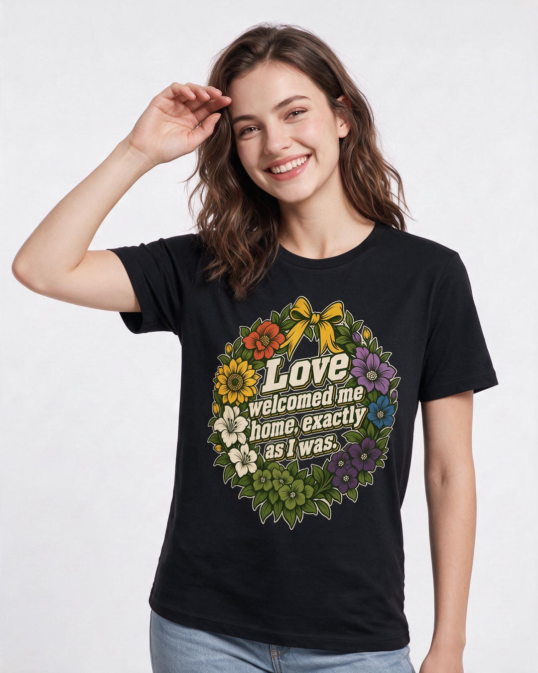 Pride Black T-Shirt for Women – Everyday Expression Graphic Tee product image 1