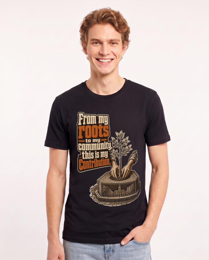 Patriotic Black T-Shirt for Men – Everyday Expression Graphic Tee product image 3