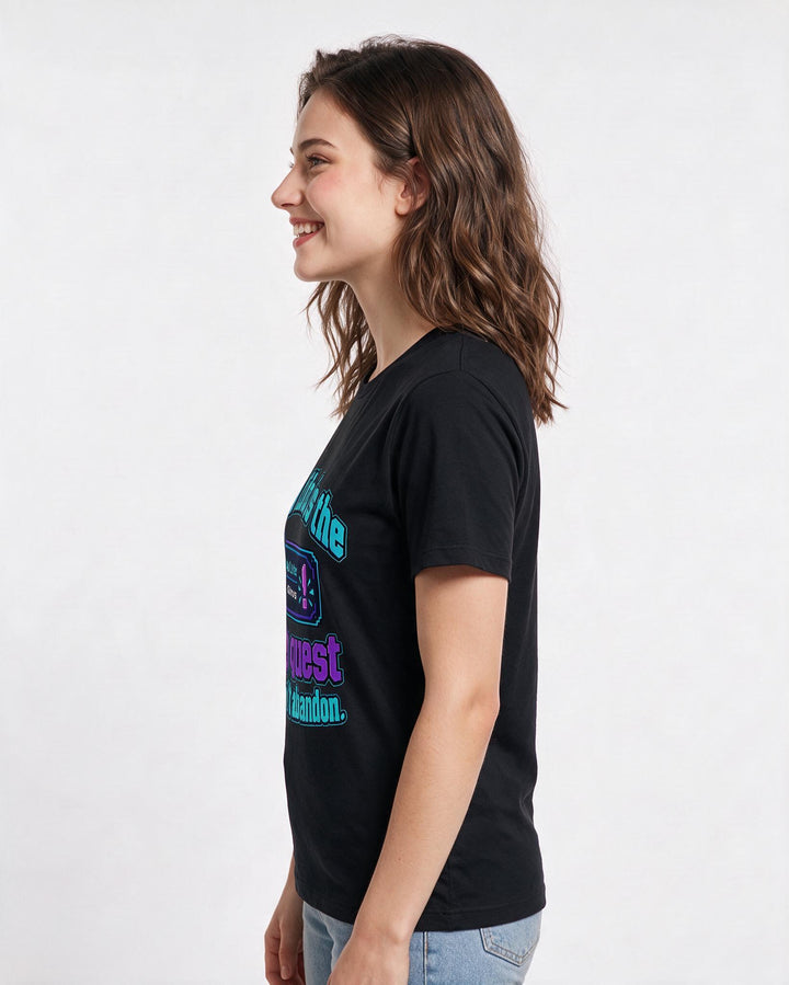 Gaming Black T-Shirt for Women – Game Night Graphic Tee product image 2