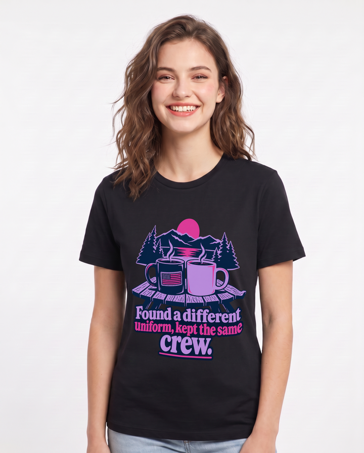 Veteran Black T-Shirt for Women – Everyday Expression Graphic Tee product image 3