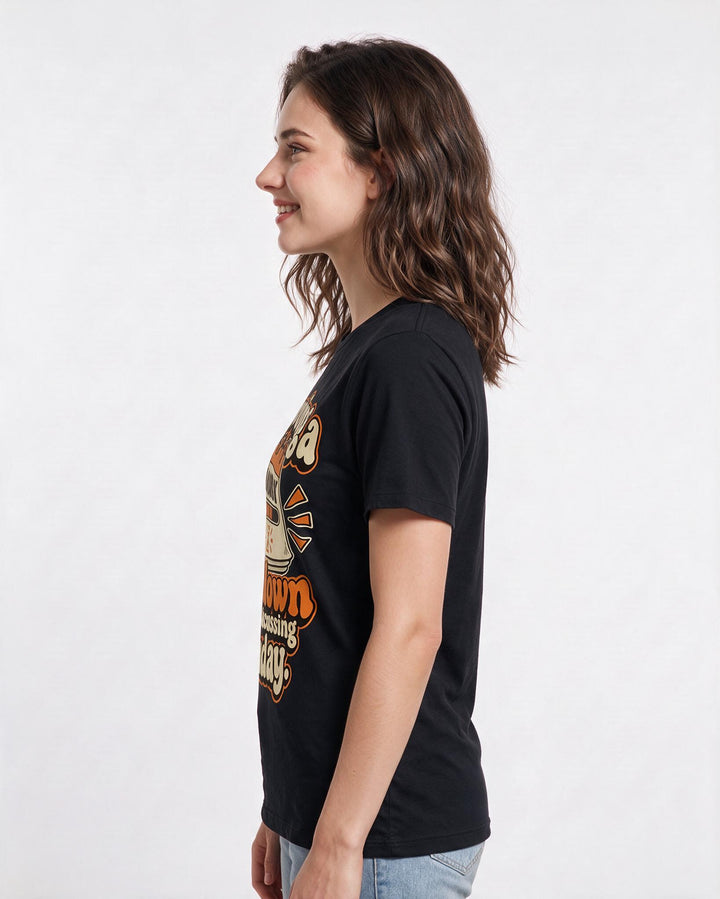 Gaming Black T-Shirt for Women – Game Night Graphic Tee product image 2