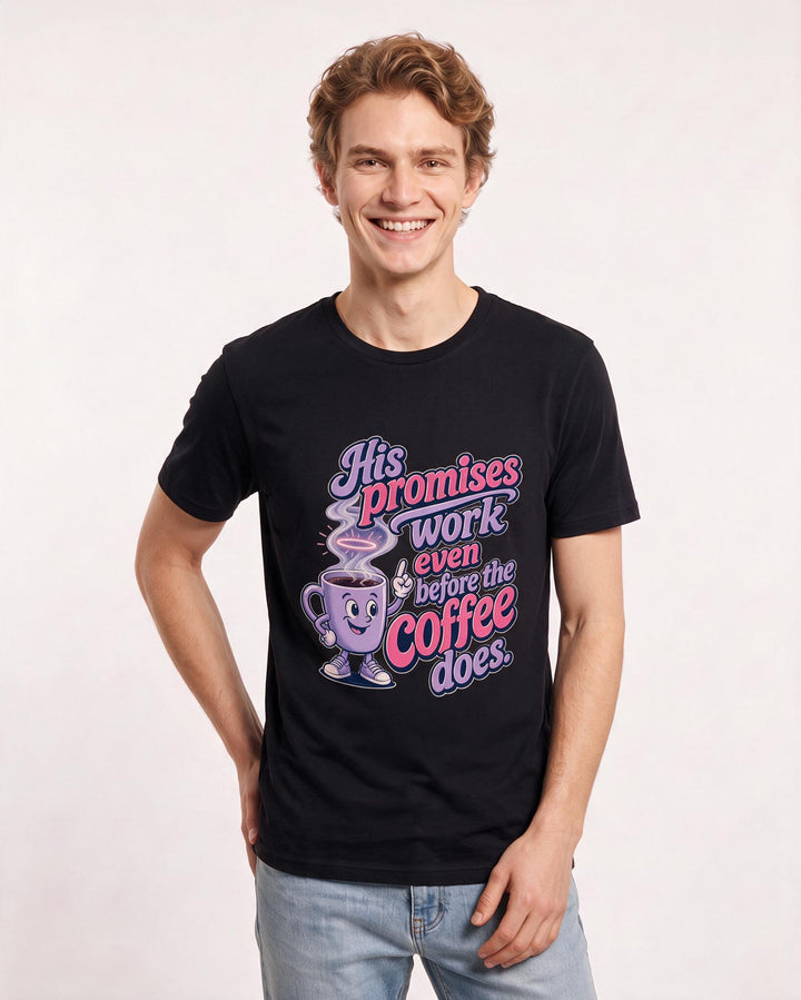 Christian Faith Black T-Shirt for Men – Everyday Expression Graphic Tee product image 3