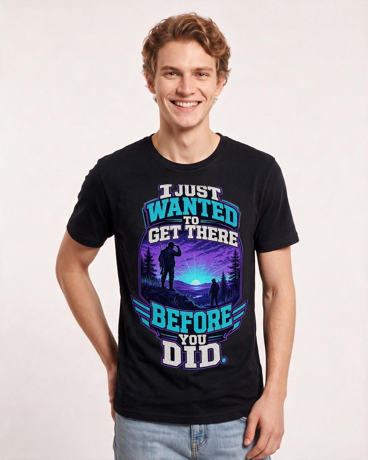 Hunting Black T-Shirt for Men – Everyday Expression Graphic Tee product image 1