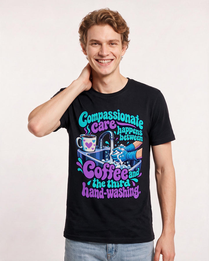 Nurse Black T-Shirt for Men – Nursing Life Graphic Tee product image 1