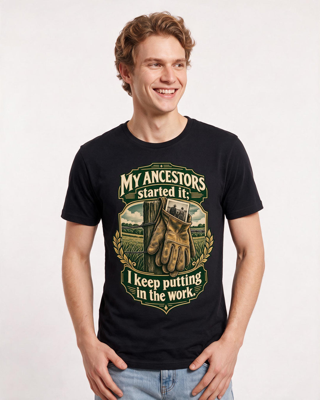 Patriotic Black T-Shirt for Men – Everyday Expression Graphic Tee product image 1