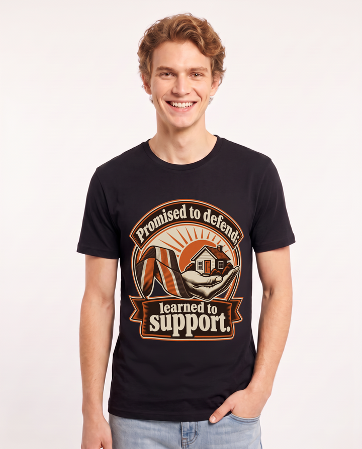 Veteran Black T-Shirt for Men – Everyday Expression Graphic Tee product image 3
