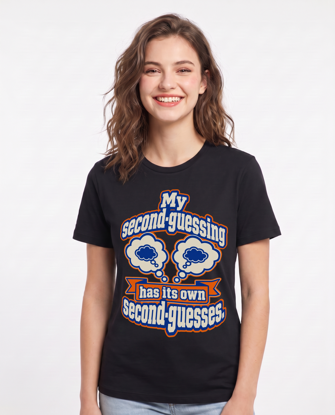 Meme Black T-Shirt for Women – Everyday Expression Graphic Tee product image 3