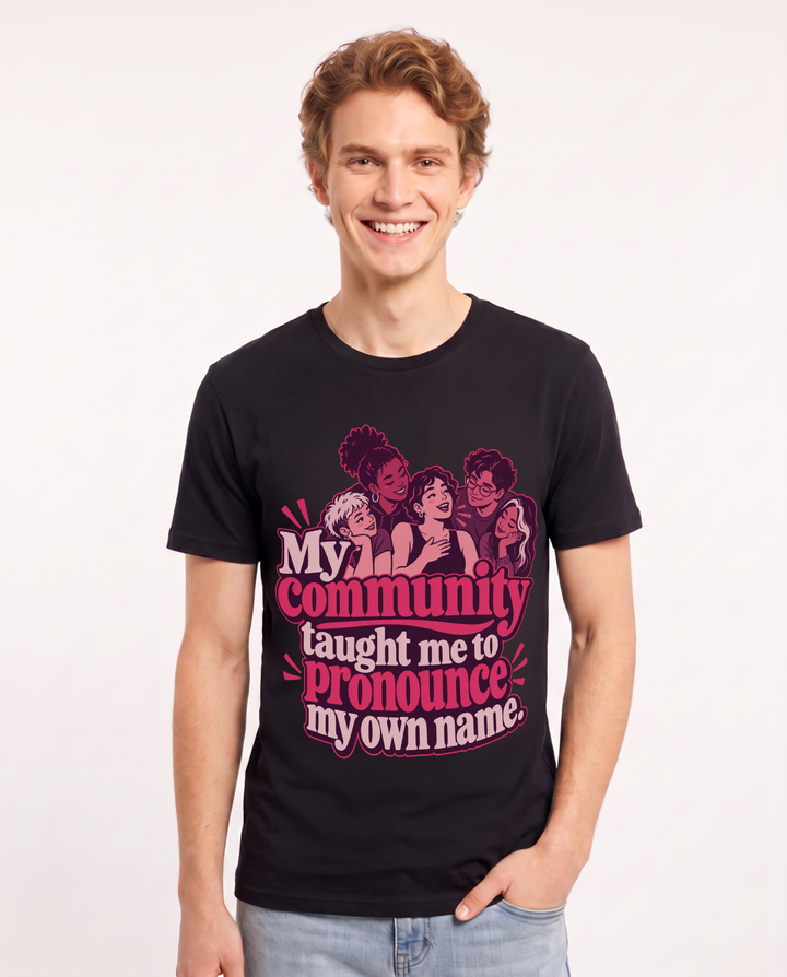 Pride Black T-Shirt for Men – Everyday Expression Graphic Tee product image 3