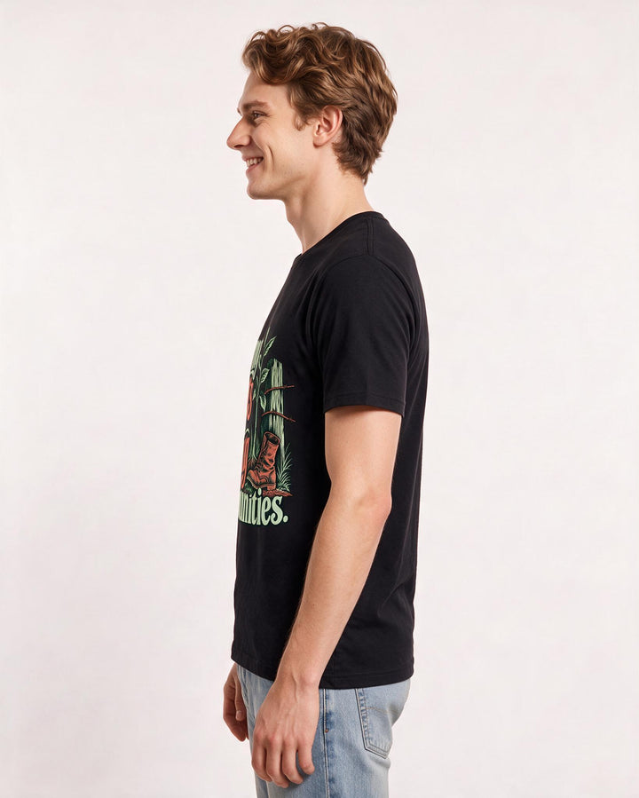 Patriotic Black T-Shirt for Men – Everyday Expression Graphic Tee product image 2