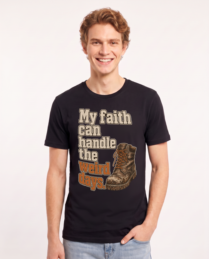 Christian Faith Black T-Shirt for Men – Everyday Expression Graphic Tee product image 3