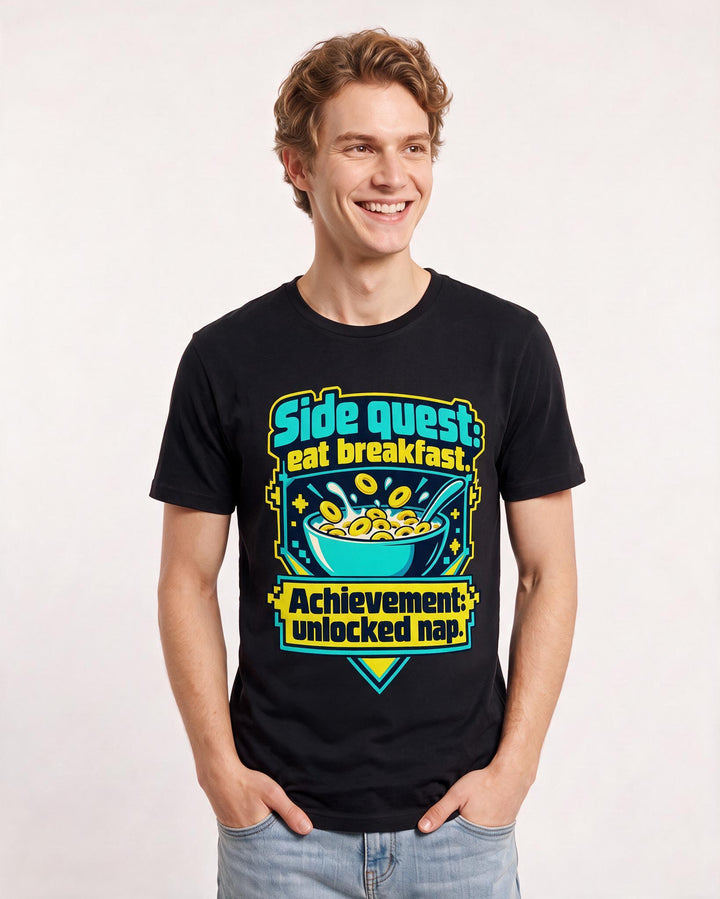 Gaming Black T-Shirt for Men – Game Night Graphic Tee product image 1