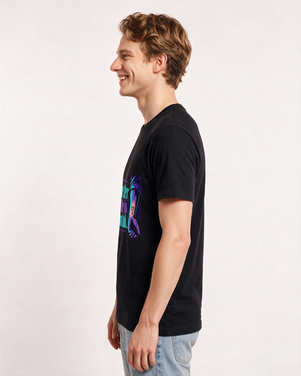 Pride Black T-Shirt for Men – Everyday Expression Graphic Tee product image 2