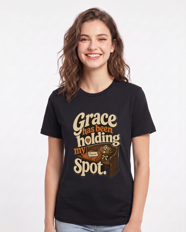 Christian Faith Black T-Shirt for Women – Everyday Expression Graphic Tee product image 3