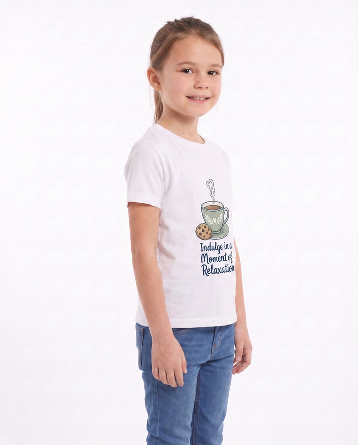 Indulge In A Moment Of Relaxation White T-Shirt mockup 2