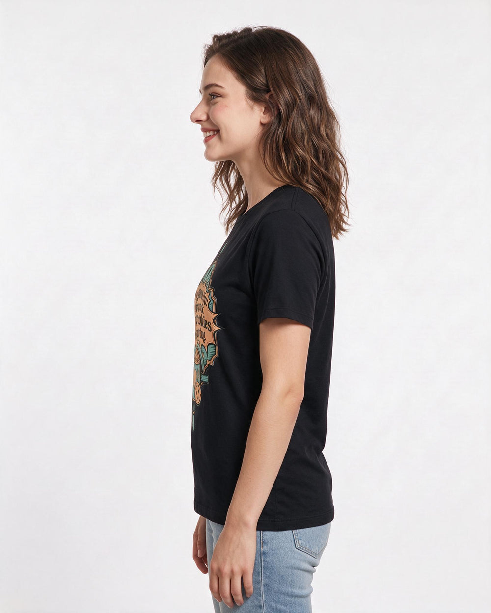Graphic Women's Black T-Shirt - Pro grandma tip: always pack extra product image 2