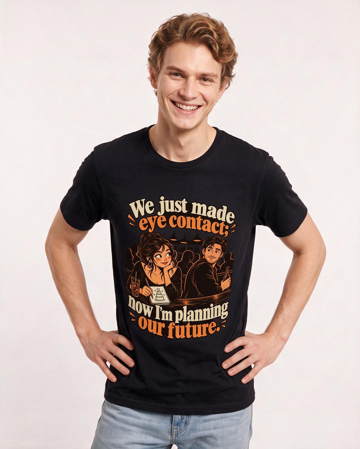 Meme Black T-Shirt for Men – Everyday Expression Graphic Tee product image 1