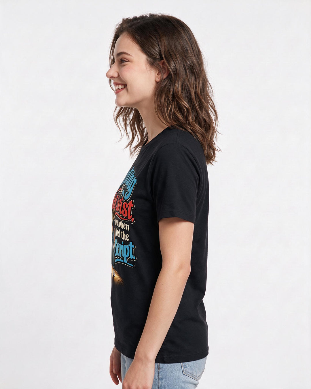 Christian Faith Black T-Shirt for Women – Everyday Expression Graphic Tee product image 2