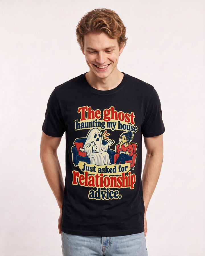 Halloween Black T-Shirt for Men – Halloween Theme Graphic Tee product image 1