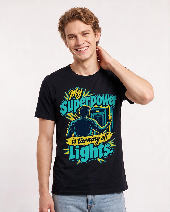 Grandparent Black T-Shirt for Men – Everyday Expression Graphic Tee product image 1