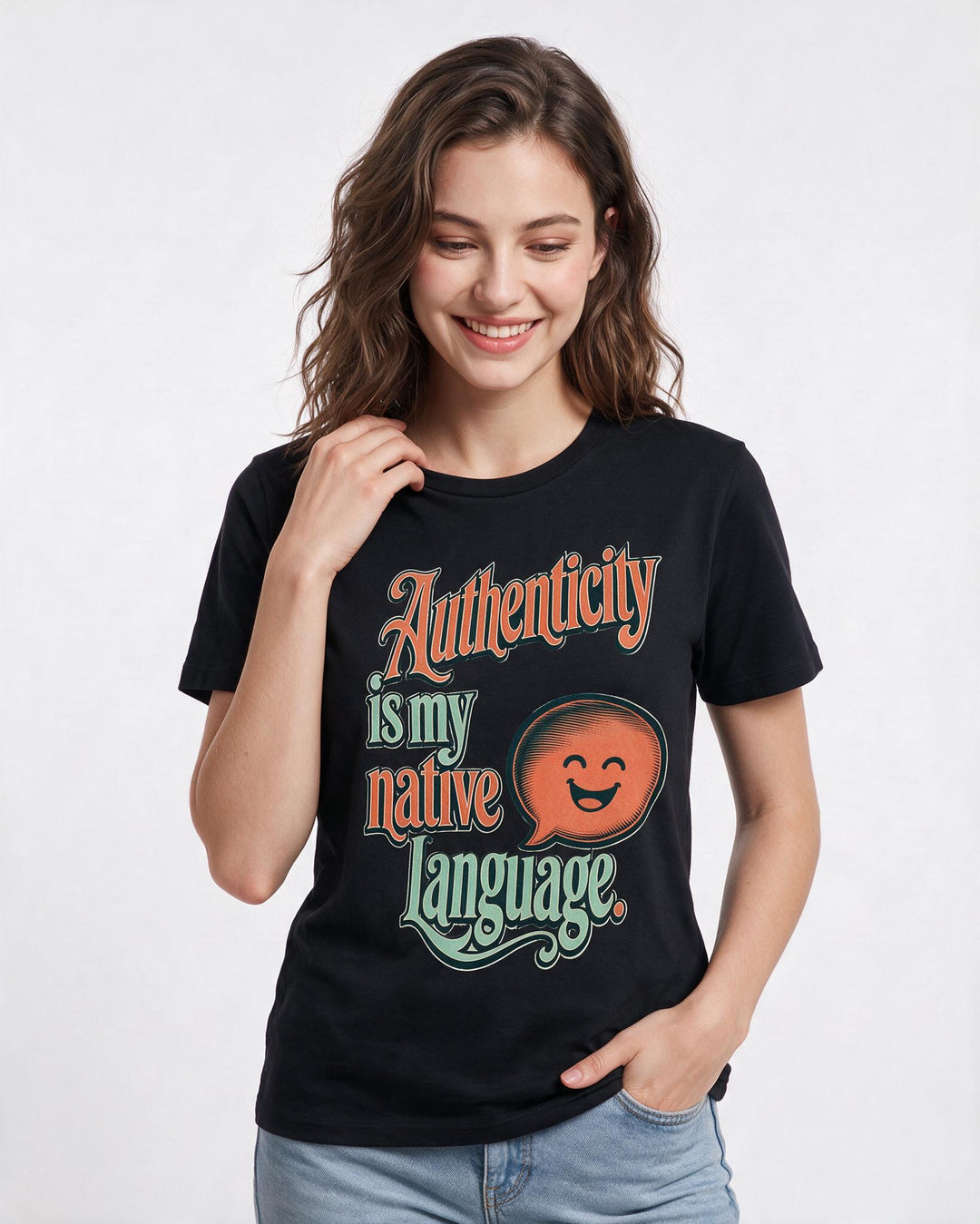 Pride Black T-Shirt for Women – Everyday Expression Graphic Tee product image 1