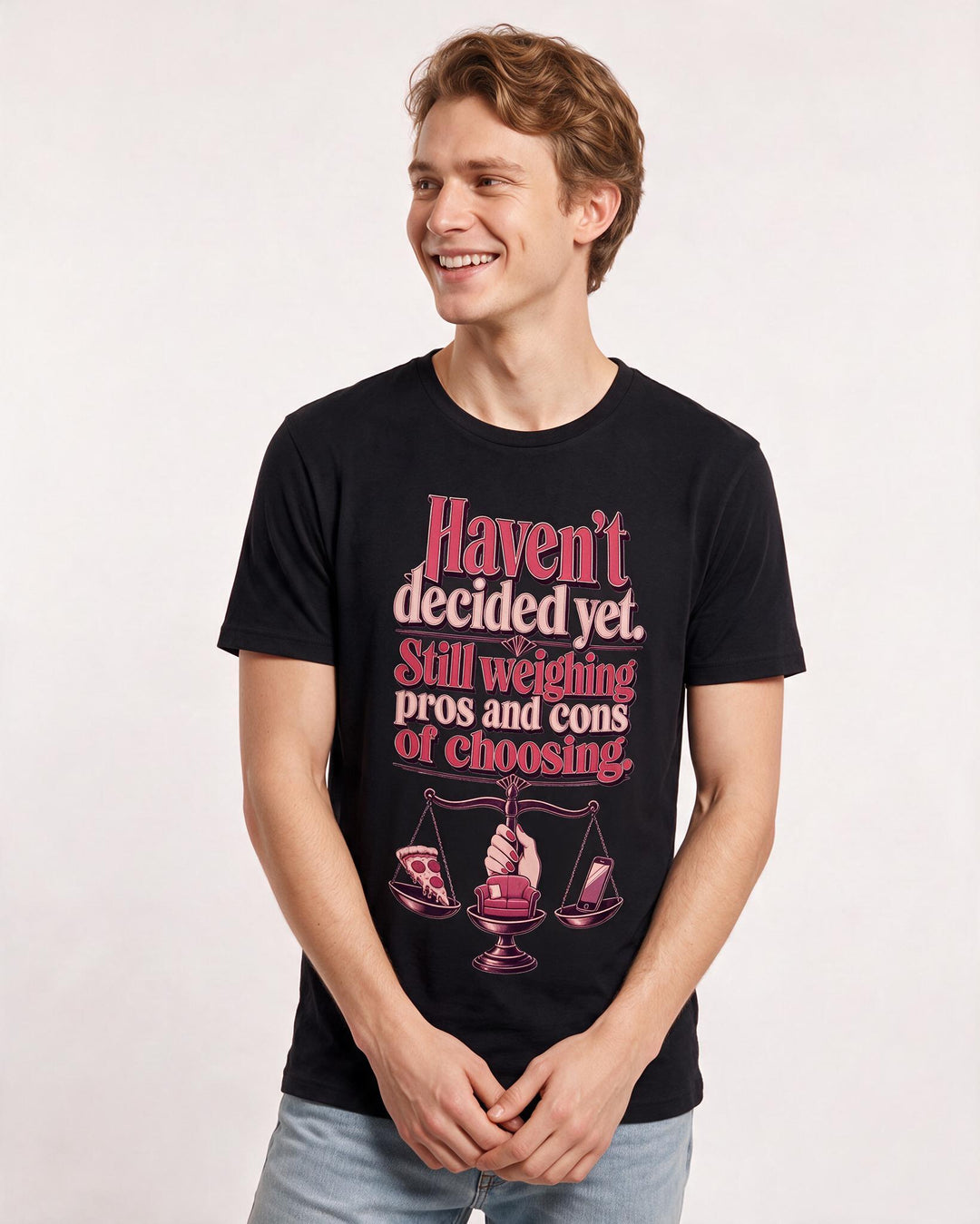 Meme Black T-Shirt for Men – Everyday Expression Graphic Tee product image 1