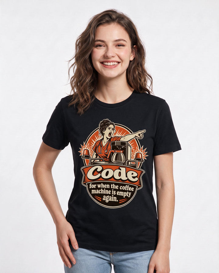 Nurse Black T-Shirt for Women – Nursing Life Graphic Tee product image 1