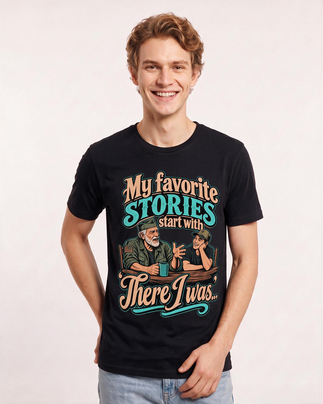 Veteran Black T-Shirt for Men – Everyday Expression Graphic Tee product image 1