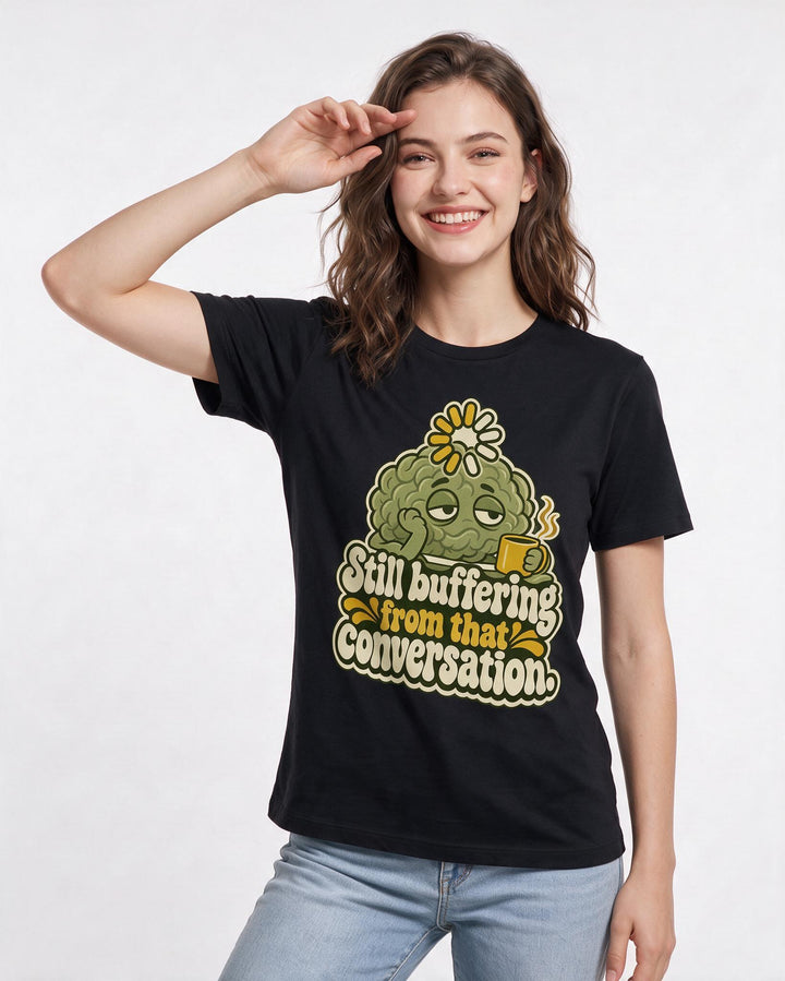 Gaming Black T-Shirt for Women – Game Night Graphic Tee product image 1