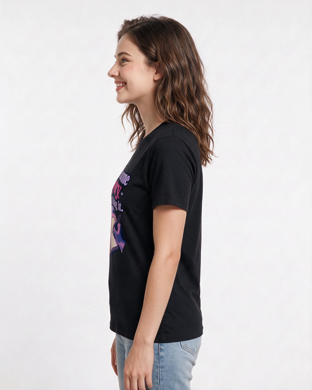 Pride Black T-Shirt for Women – Everyday Expression Graphic Tee product image 2