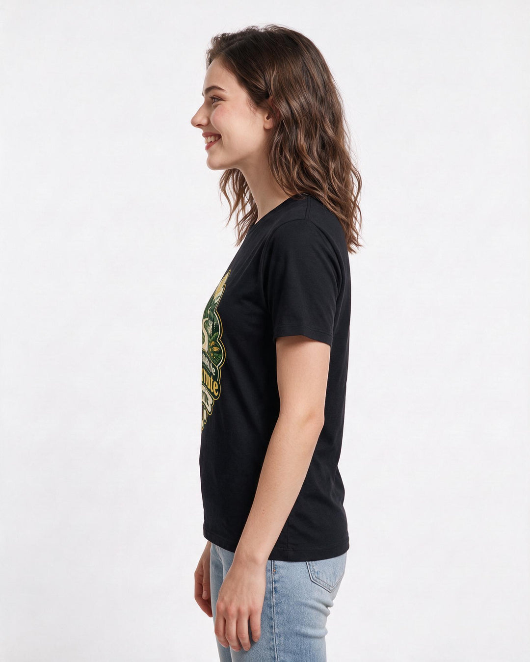 Neurodiversity Black T-Shirt for Women – Everyday Expression Graphic Tee product image 2