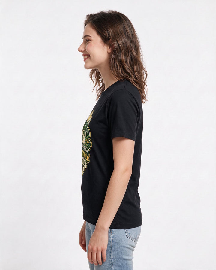 Neurodiversity Black T-Shirt for Women – Everyday Expression Graphic Tee product image 2