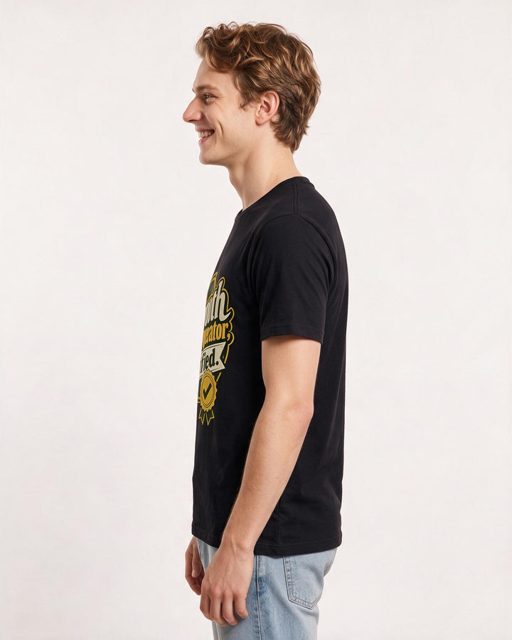 Nurse Black T-Shirt for Men – Nursing Life Graphic Tee product image 2